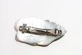 Mother of Pearl Barrette Leaf Small
