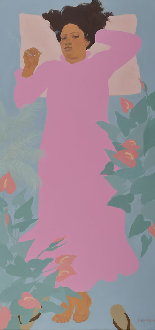Later v.23 Giclee on Canvas 19x37