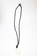 Large Carved  Pendant Necklace Makau