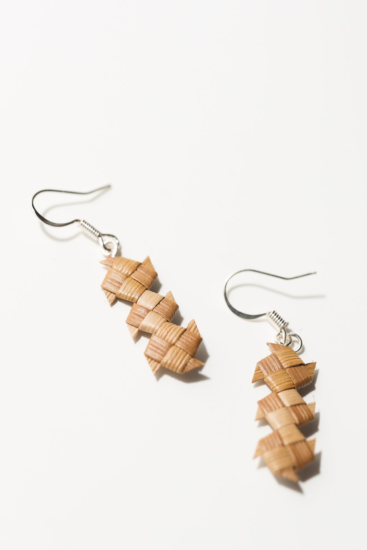 Lauhala 3 Love Knot Earrings