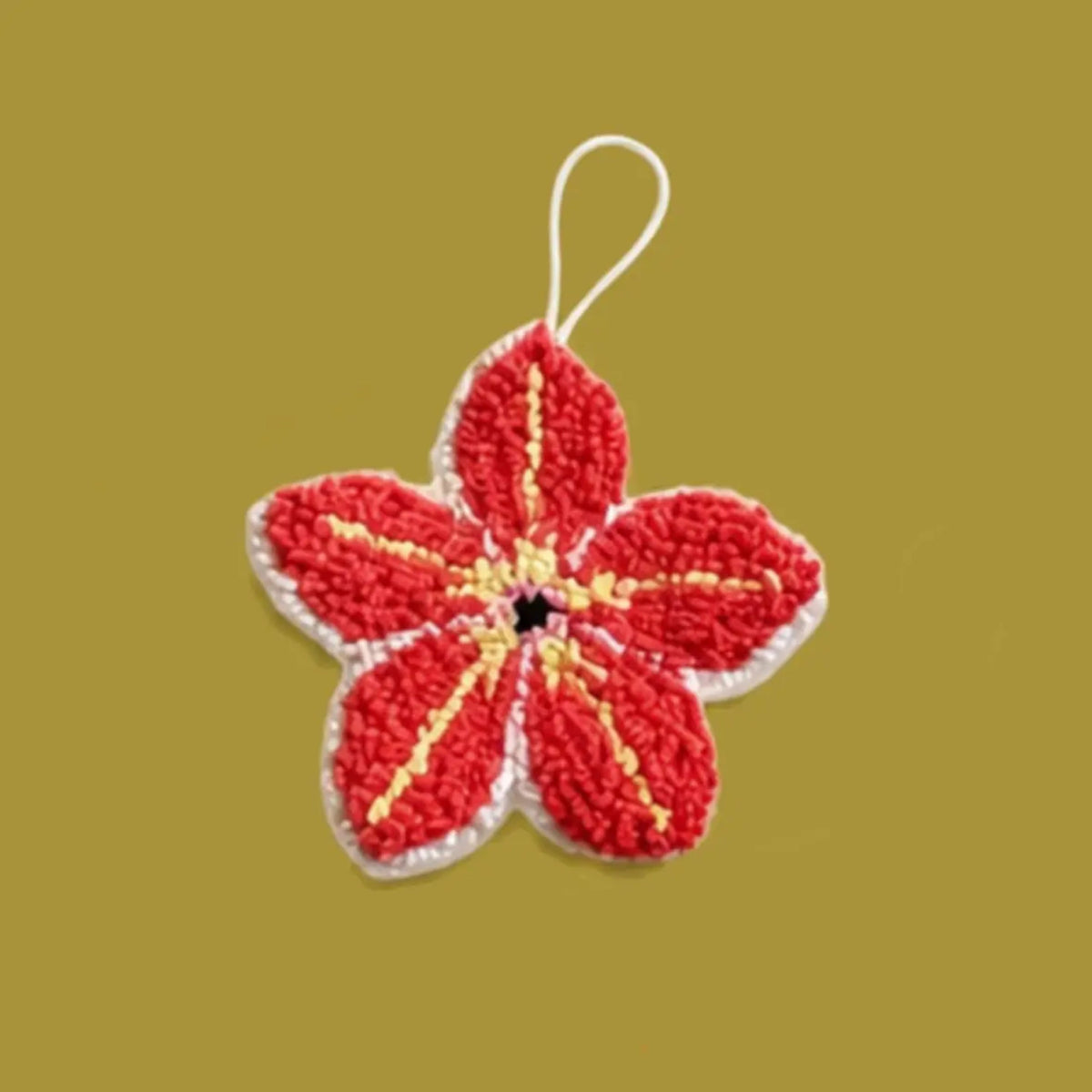Plumeria Island Ornament by The Coconut Collective
