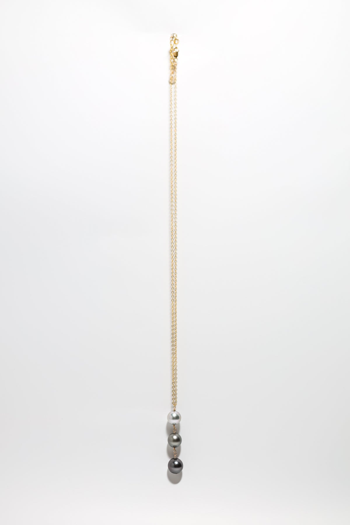 Triple Ombre Tahitian Pearl Necklace