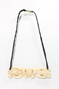 Carved Bone Honu Ekolu Pendant
