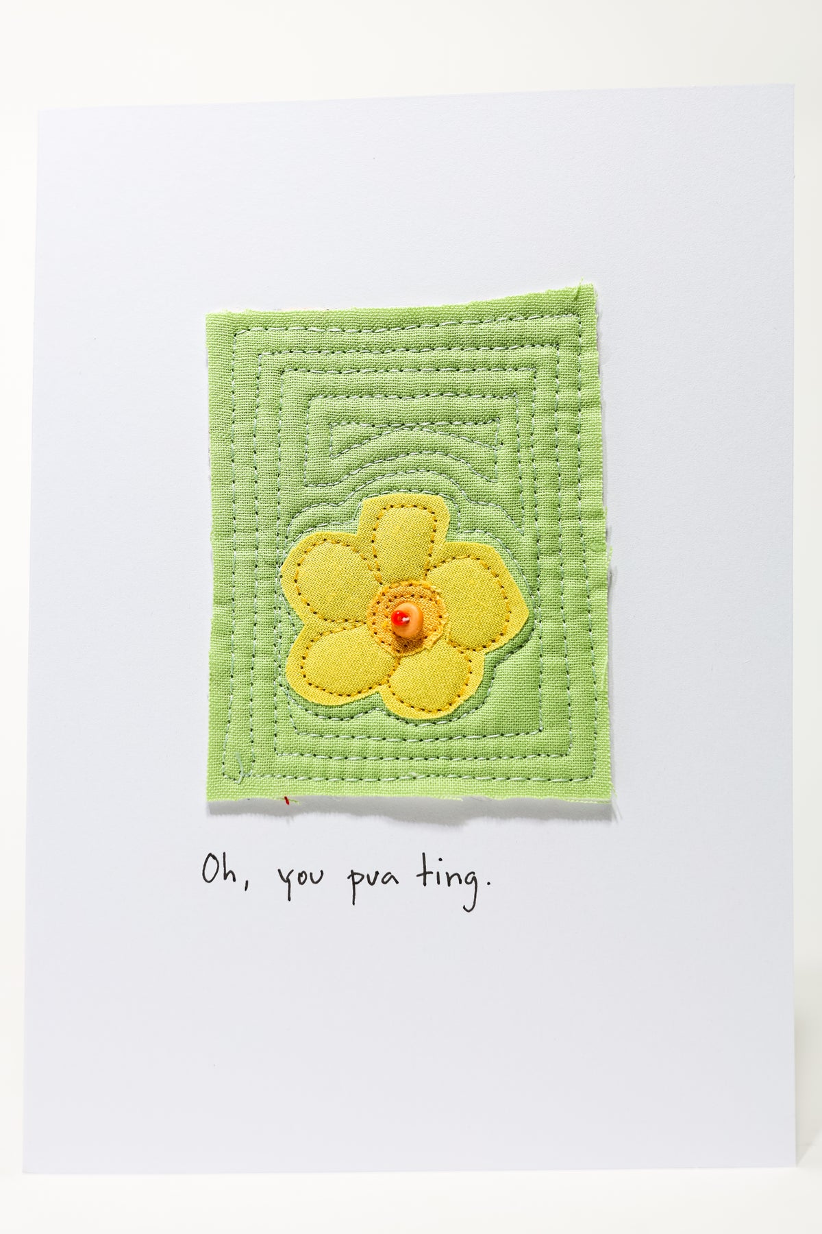 Mary Downes Quilted Card