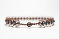 FW Pearl full Woven Pearl Cordage Choker