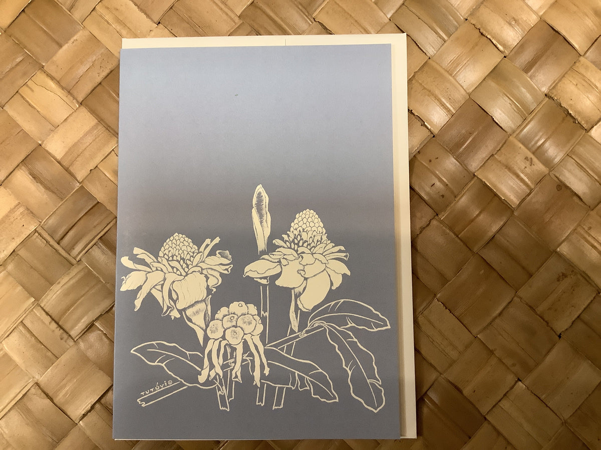 Tutuvi Torch Ginger Note Card 5" x 7"