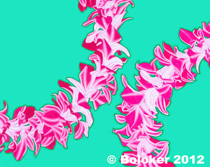 Judd Boloker 124 Two Orchid Strands Small Print 11x14"