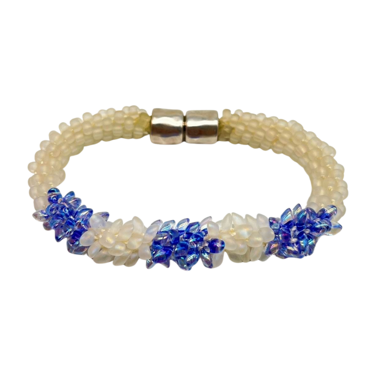 Bracelet - Violet Lined Dragon Scales - 6.5"