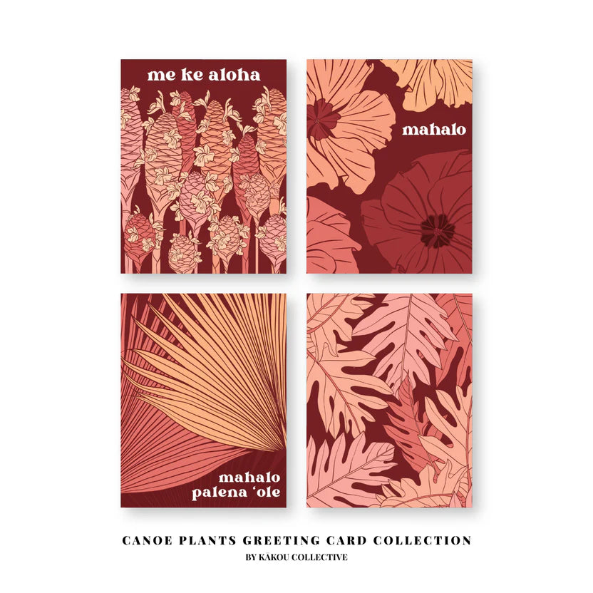 Canoe Plants II Greeting Card Collection
