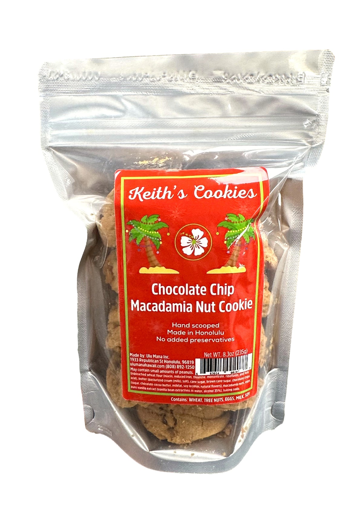 Keith's Cookies - Chocolate Chip Macadamia Nut Cookies