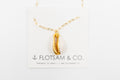 24kt Gold Dipped Cowry Shell Necklace