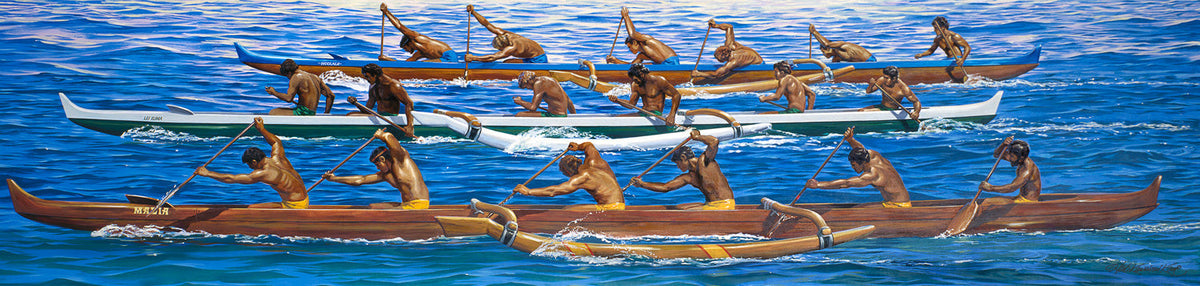 Canoe Race -Herb Kane
