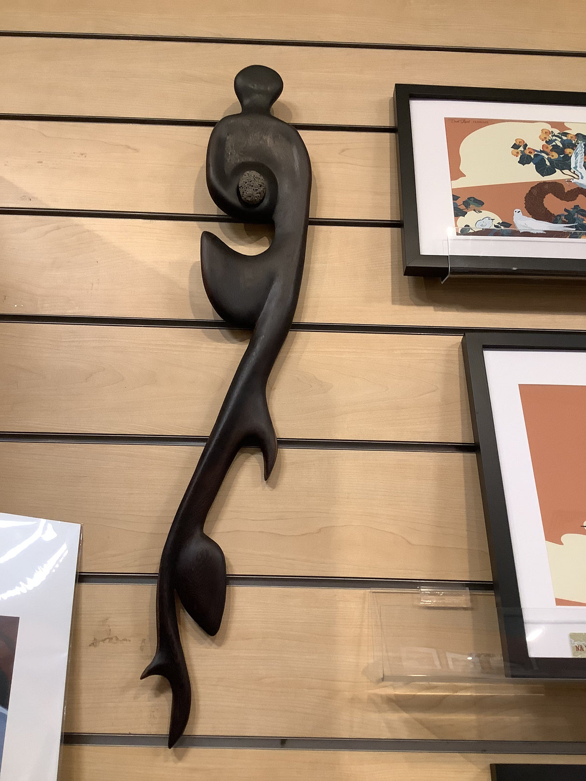 Mother and Child in Pheasant Wood Wall Hanging
