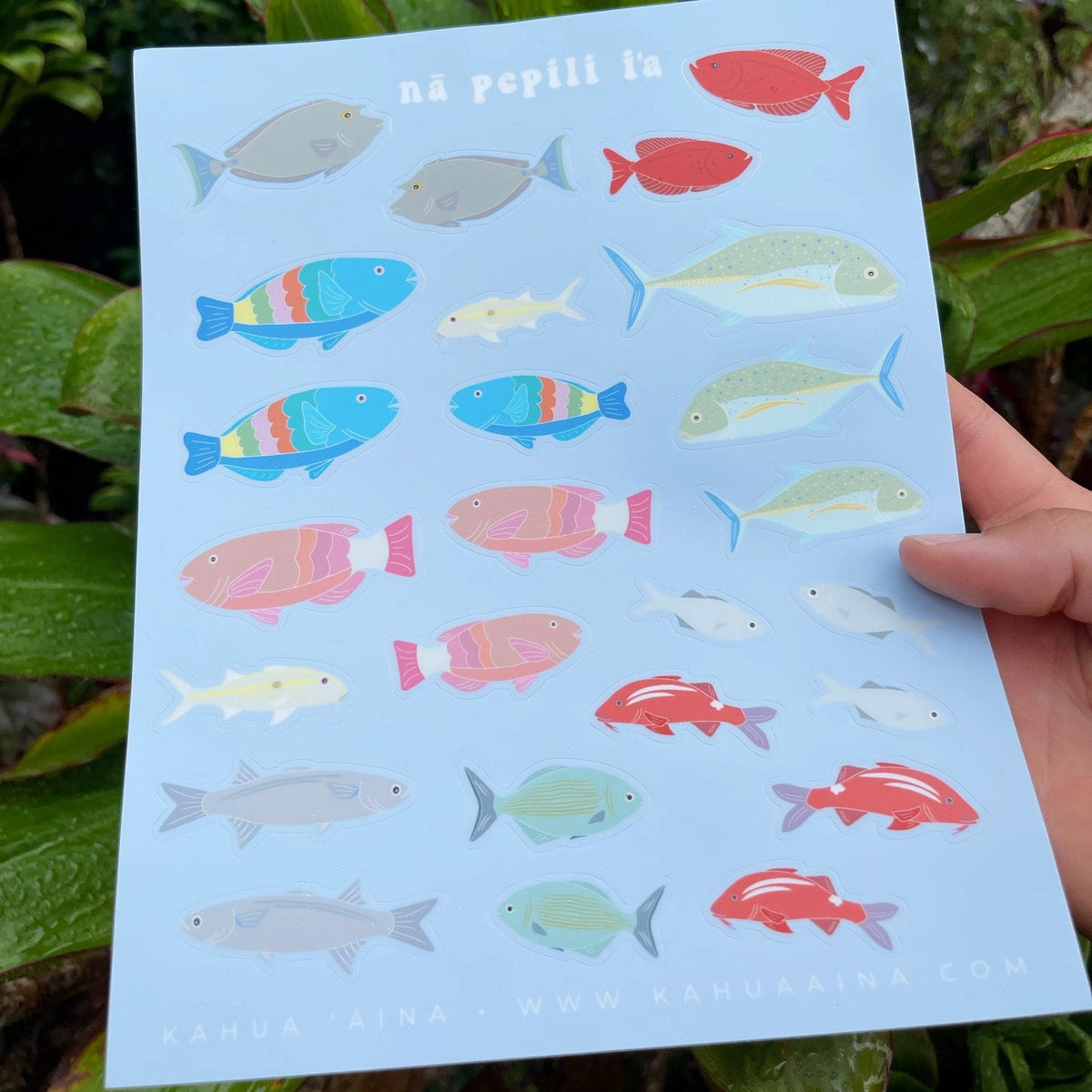 Na Pepili Ia (Fishes sticker sheet)