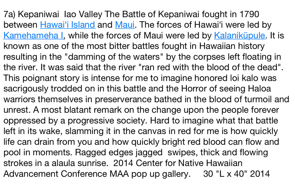 Kepaniwai -Meala Bishop