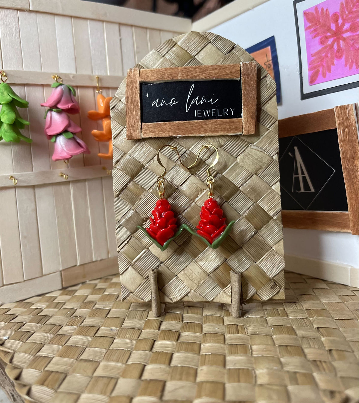 Red Ginger Earrings