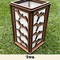 Laser Cut Wooden Hawaiian Tea Light Lanterns