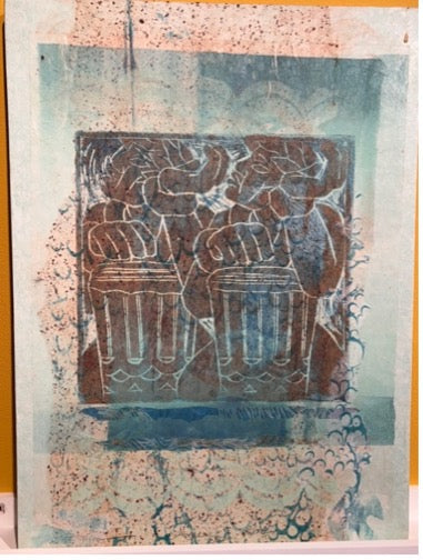 Ka Pahu Mahana on Foam Core Douglas Po'oloa Tolentino/Mary Philpotts McGrath