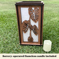 Laser Cut Wooden Hawaiian Tea Light Lanterns