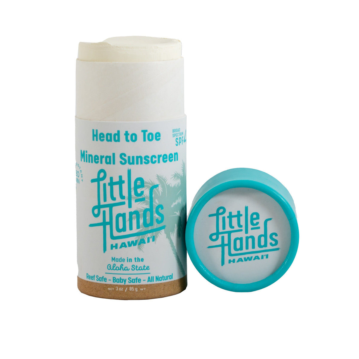 Little Hands Hawaii - Head to Toe Mineral Sunscreen Stick - Front View