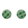 Palaka Stud Earrings - Green