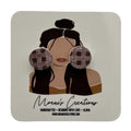 Palaka Stud Earrings - Brown