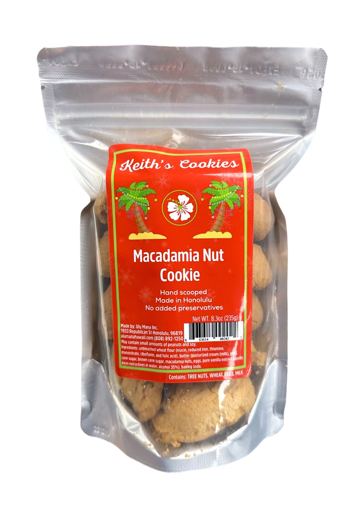 Keith's Cookies - Macadamia Nut Cookies