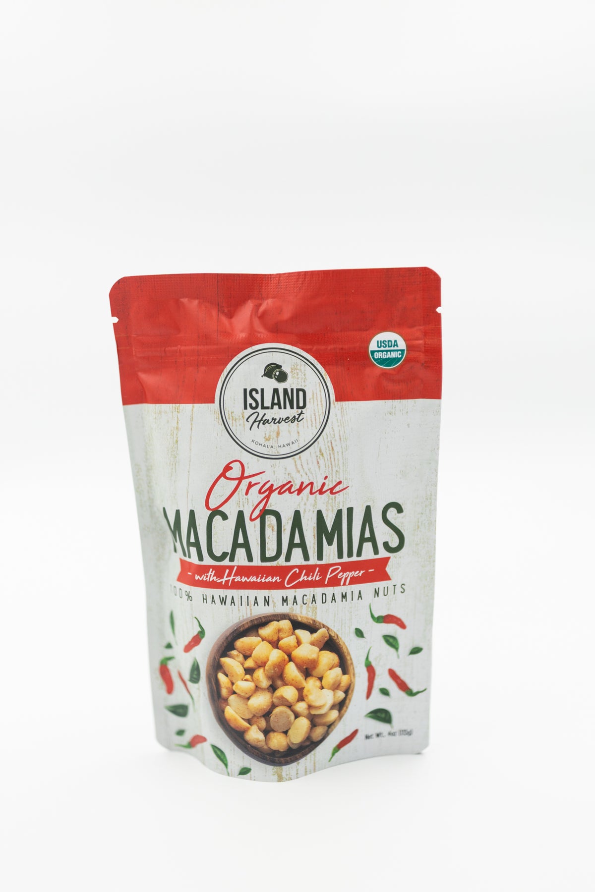 Organic Hawaiian Chili Pepper Macadamias - 4oz