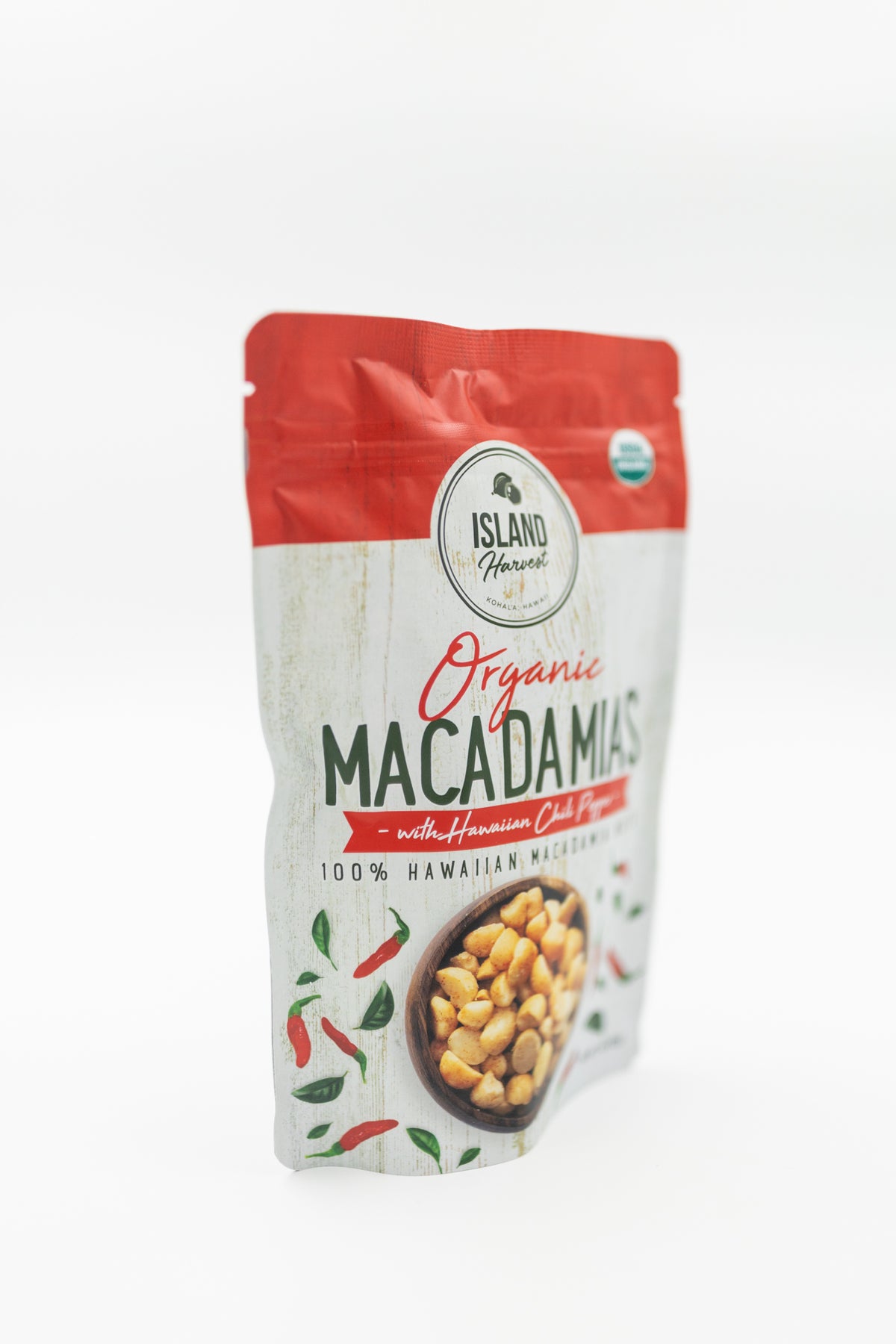 Organic Hawaiian Chili Pepper Macadamias - 4oz