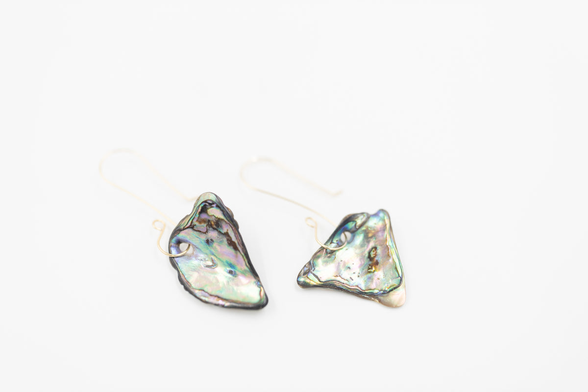 Paua Drop Earrings - Style #E14