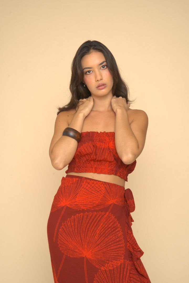 Palama Pa'u Top - Red