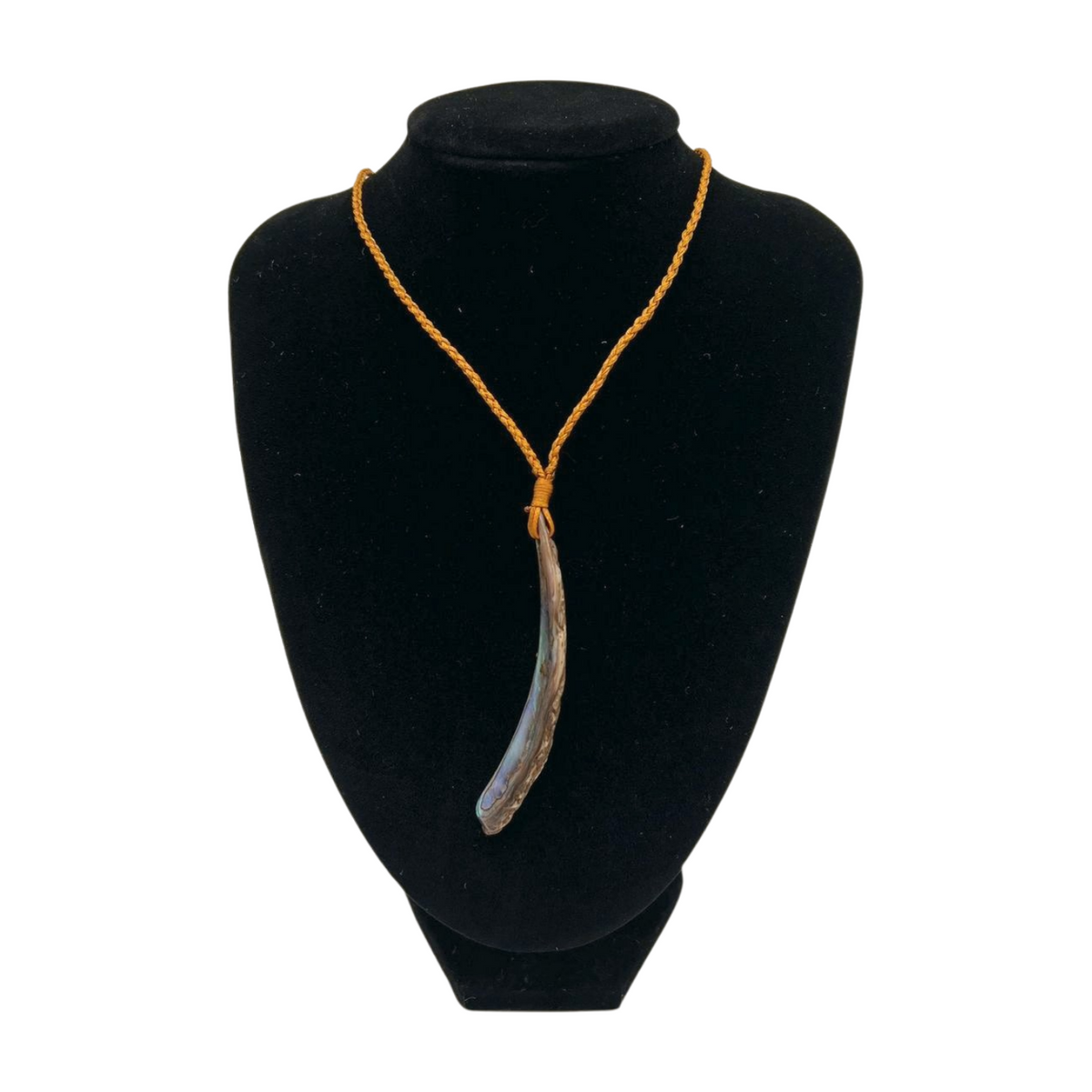 Paua Shell from Aotearoa Lashing Knot Necklace - Style #029