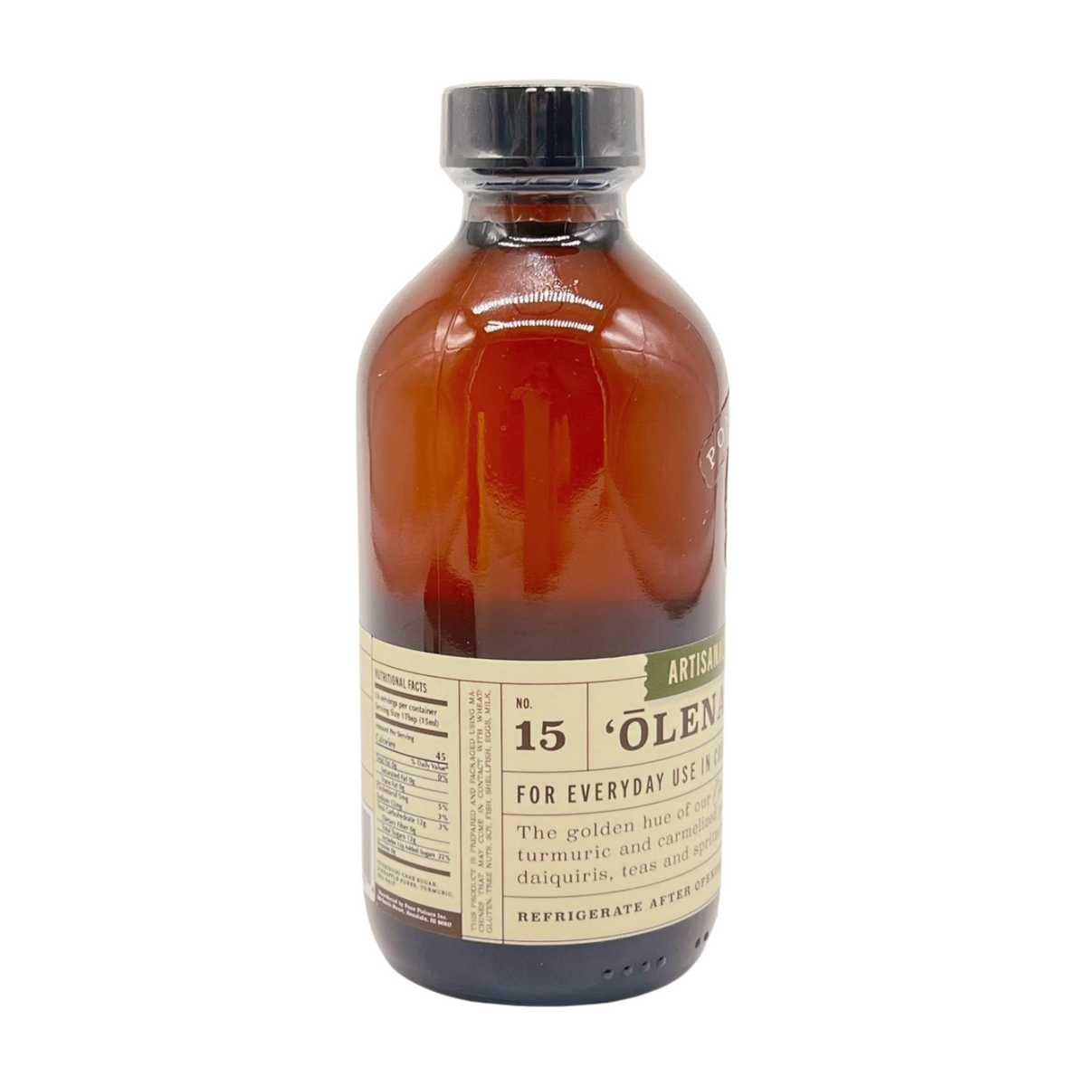 Pop-Up Mākeke - Pono Potions - ʻŌlena Pineapple Syrup - Front View