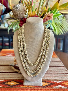 Pop-Up Mākeke - Akalei Designs - Picasso Yellow Dragon Scales Necklace - 23"