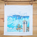 Pop-Up Mākeke - Cultivate Hawaii - Waimea Bay Tea Towel - Front View