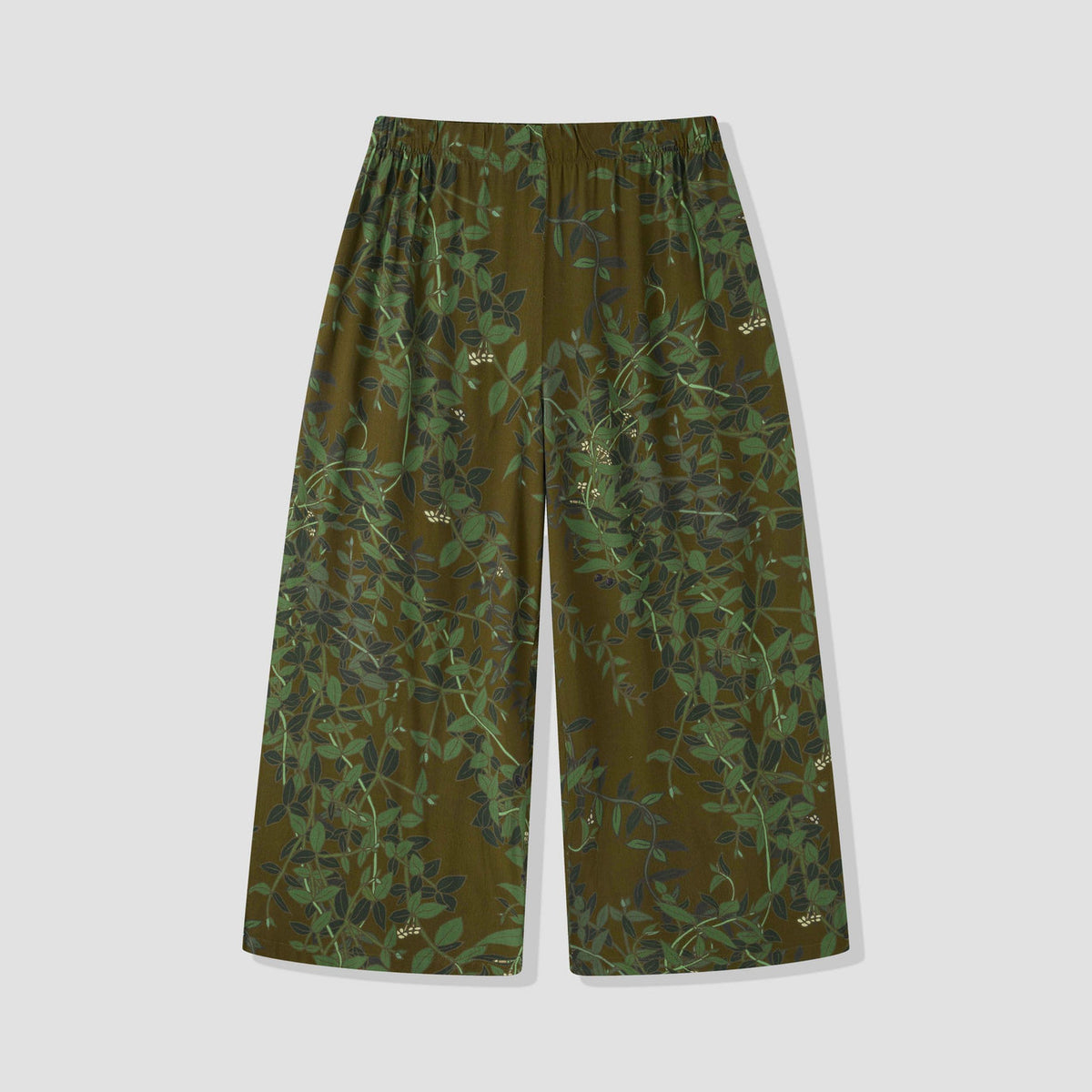 Pop-Up Mākeke - David Shepard Hawaii - Maile Green Palazzo Pants - Front View