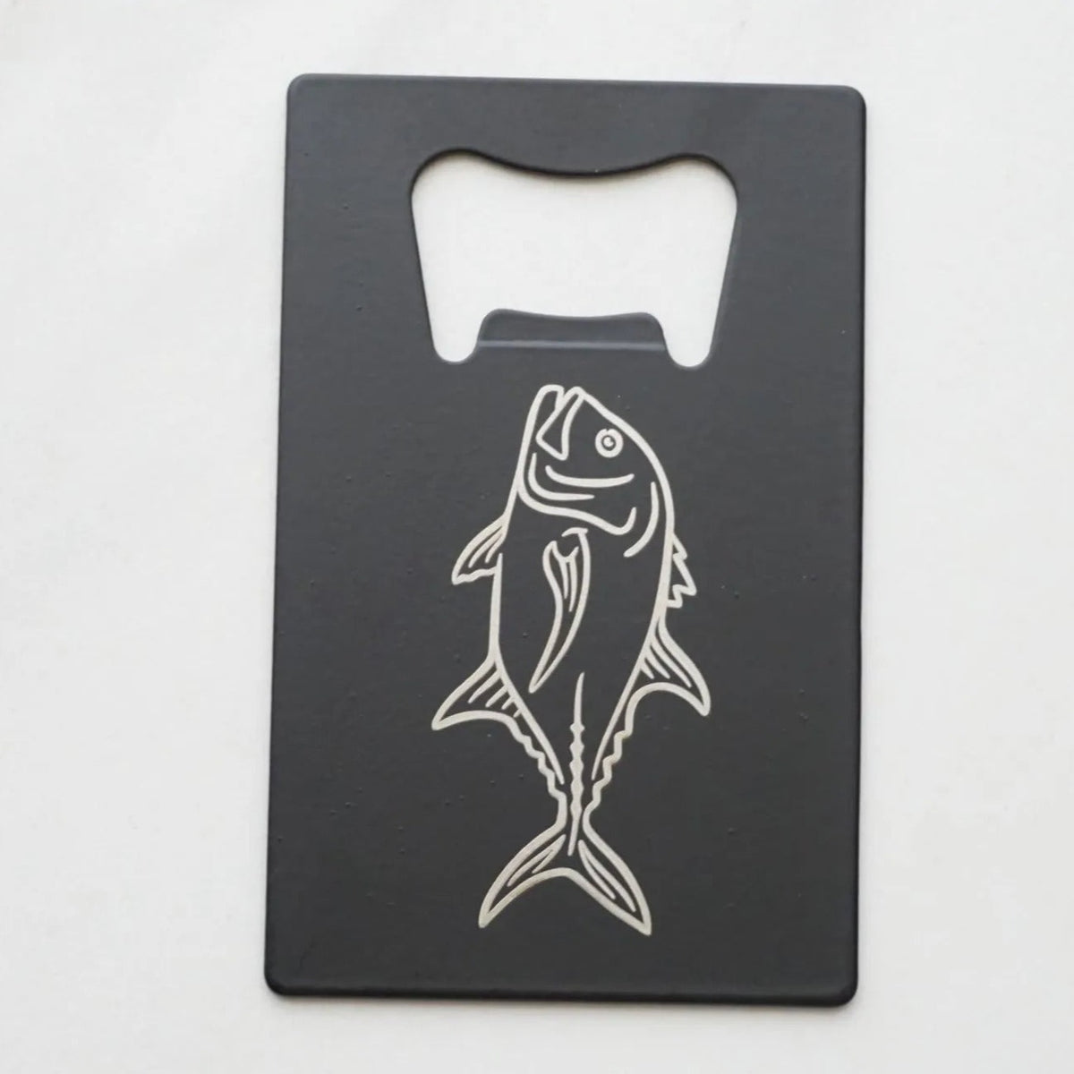 Pop-Up Mākeke - Hi Darling Shop - Stainless Steel Bottle Opener - Ulua - Front View