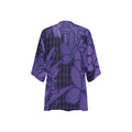 Pop-Up Mākeke - Kini Zamora - Puamelia Oversized Cover-Up - Ube - Back View