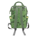 Pop-Up Mākeke - Kini Zamora - Puamelia Waterproof Backpack - Matcha - Back View
