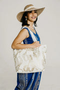 Pop-Up Mākeke - Nakeʻu Awai - Aloha Collection Day Tripper Bag - In Use