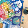 Pop-Up Mākeke - Surf Shack Puzzles - Ānuenue Quilt by Eternal Summer Hawaiʻi Puzzle - In Progress