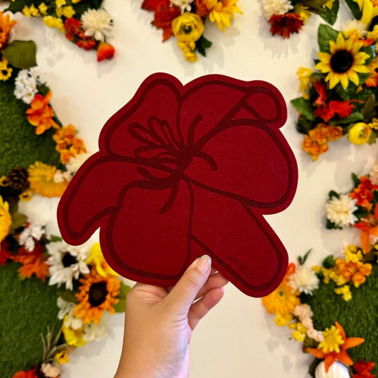 Pop-Up Mākeke - Workshop 28 HI - Single Puakenikeni Trivet - Wine