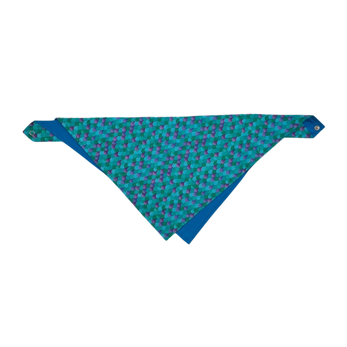 Pop-Up Mākeke - humBOWbarks Pet Wear - Large Reversible Bandana - Rainbow Fish