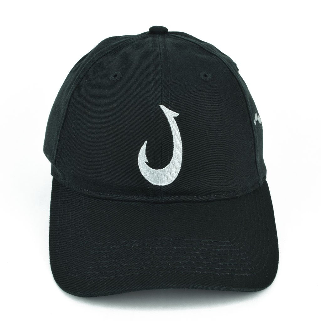 Pop-Up Mākeke - 808 Clothing - Hawaiian Hook Trucker Hat - Black