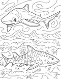 Pop-Up Mākeke - Advance Wildlife Education - Fish of the Pacific Coast Wildlife Coloring Book - Coloring Page
