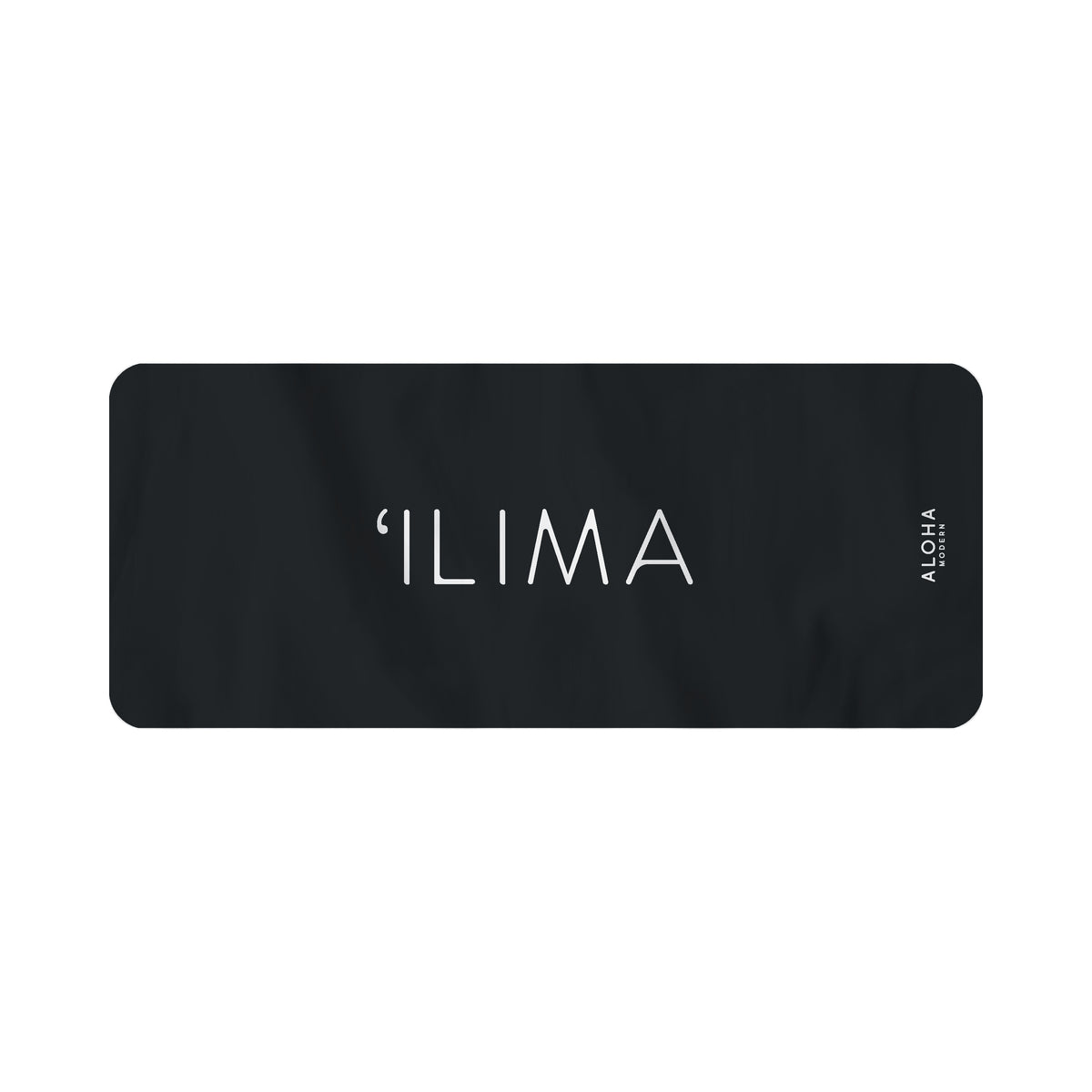 Pop-Up Mākeke - Aloha Modern - Ilima Microfiber Towel - Back View