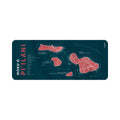 Maui Nui Microfiber Beach Towel - Rose & Navy