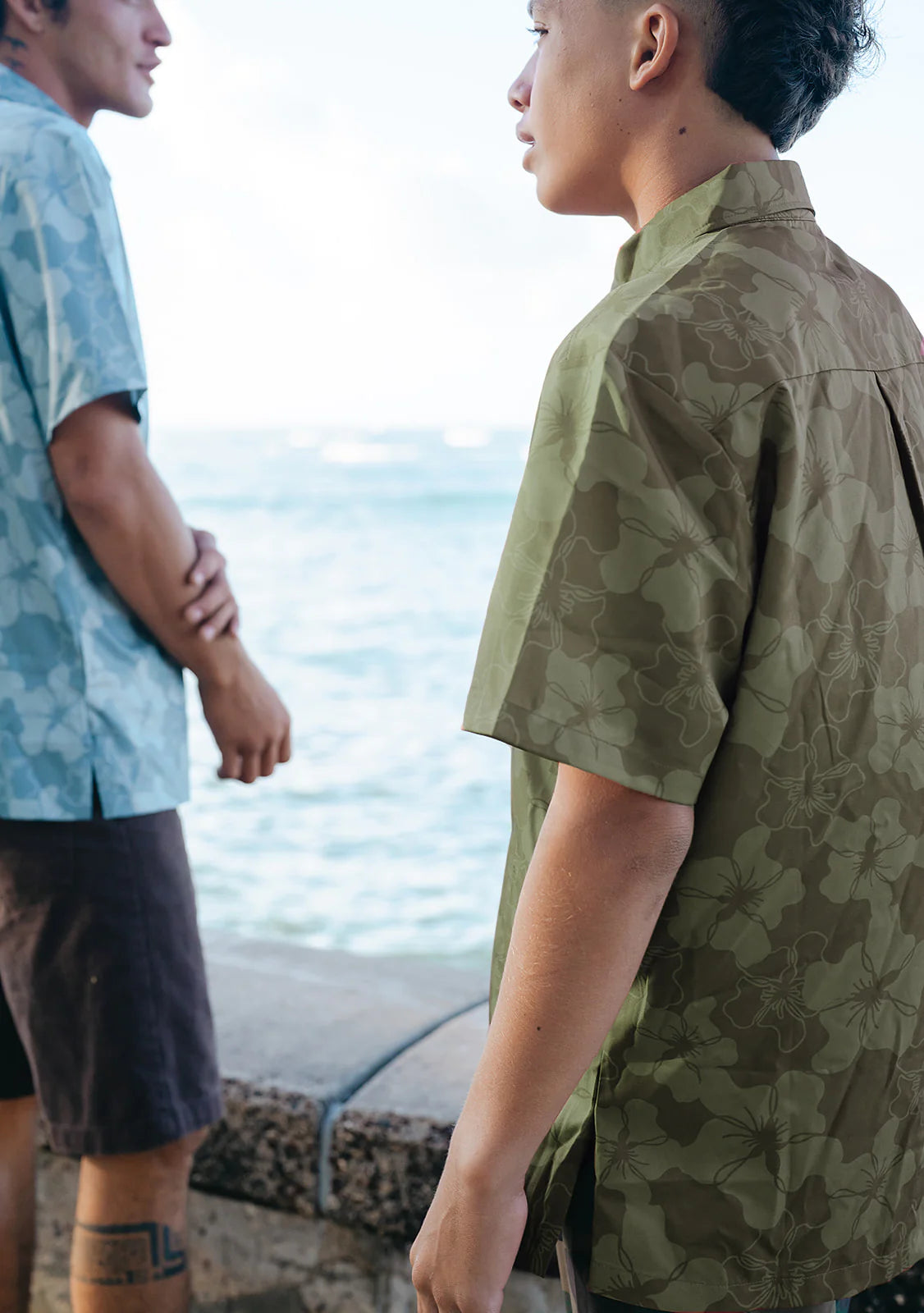 ʻIlima Aloha Shirt - Olive