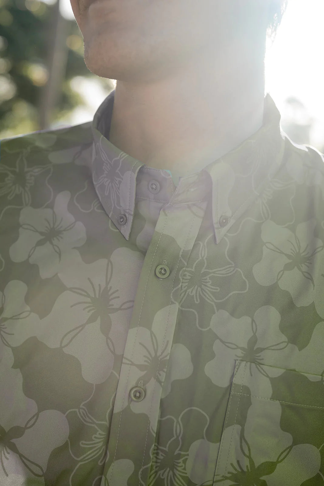 ʻIlima Aloha Shirt - Olive