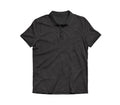 Pop-Up Mākeke - Aloha Modern - 'Ulu Mesh Polo Shirt - Black - Front View